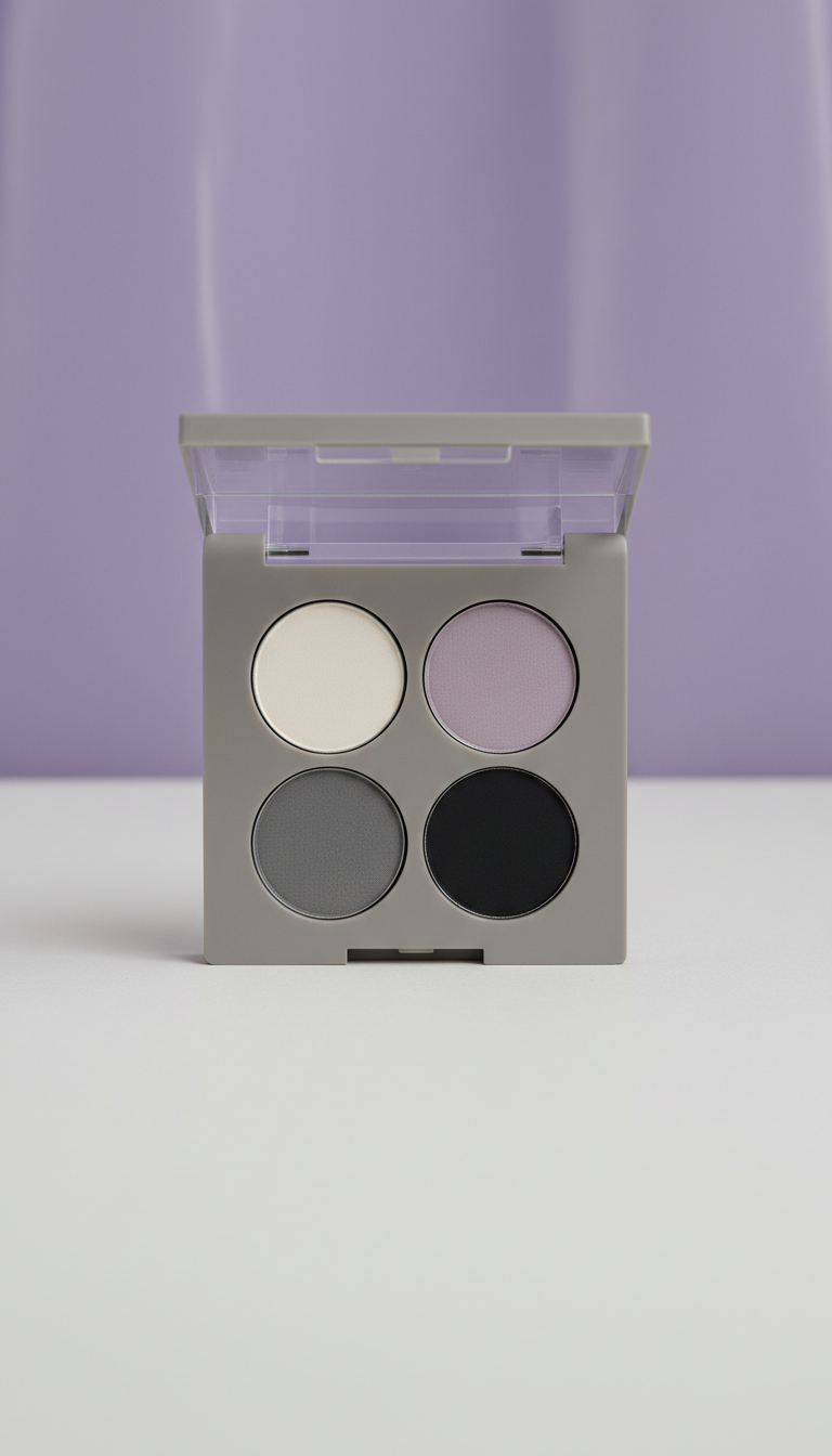 Stone Grey Eyeshadow Quad Cool Tones